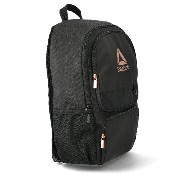 Reebok |‎ NWT Women’s Paige 18" Laptop Backpack Black Multi Storage - Picture 3 of 4